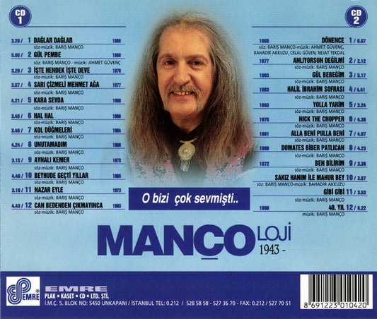 Barış Manço : Mançoloji (2xCD, Album)