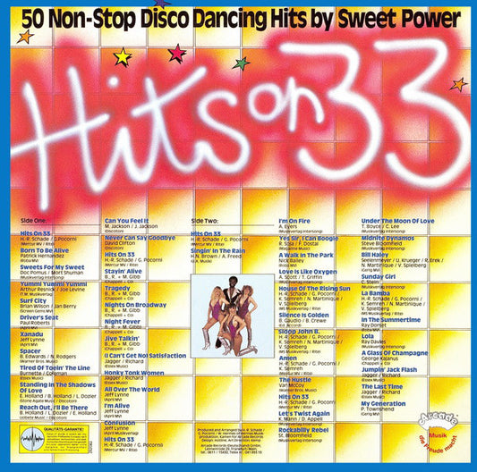 Sweet Power : Hits On 33 - 50 Non-Stop Disco Dancing Hits (LP, Album, Mixed)