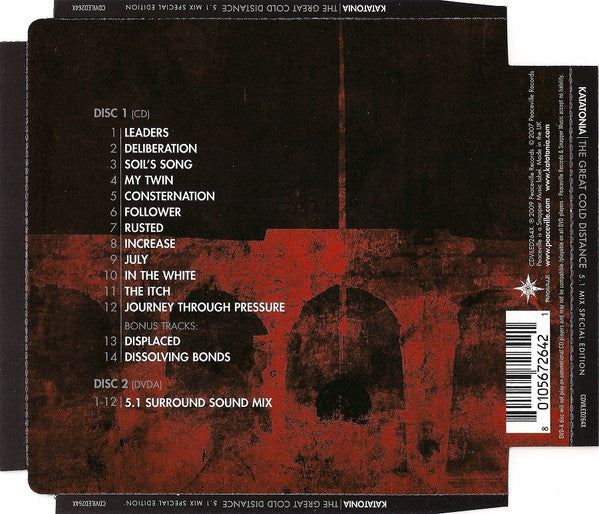 Katatonia : The Great Cold Distance (CD, Album, RE + DVD-A, 5.1 + S/Edition, Sup)