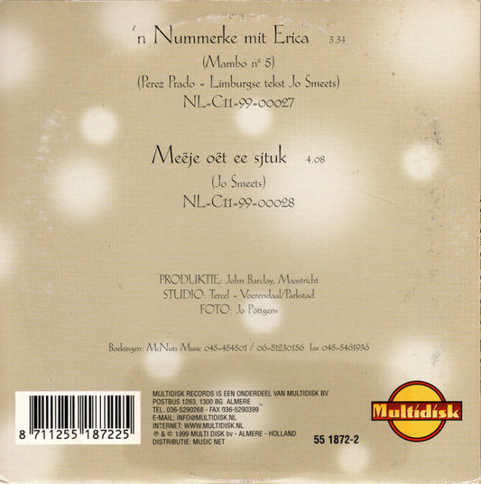Peanuts : 'n Nummerke Mit Erica (Mambo N° 5) (CD, Single)