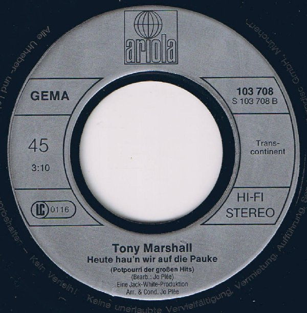 Tony Marshall : Tante Caledonia (7", Single)