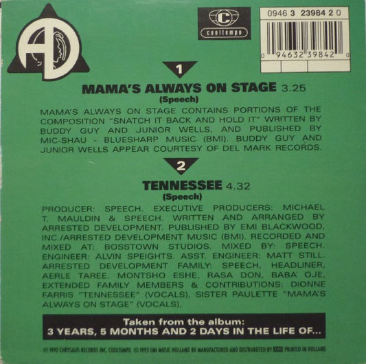 Arrested Development : Mama's Always On Stage (CD, Single)