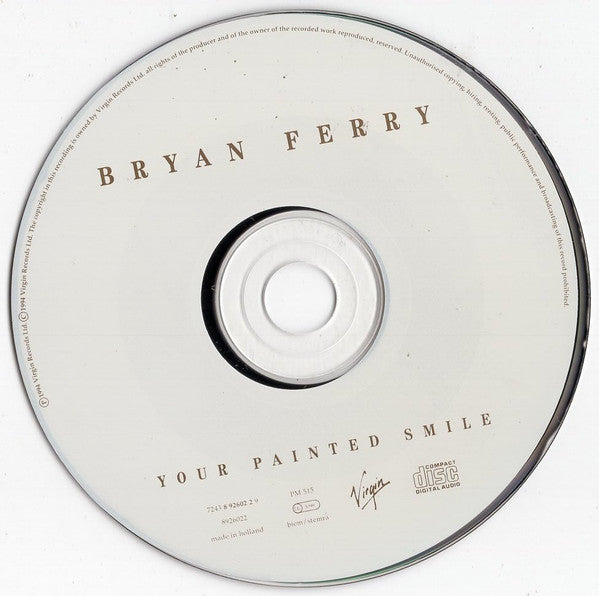 Bryan Ferry : Your Painted Smile (CD, Maxi)