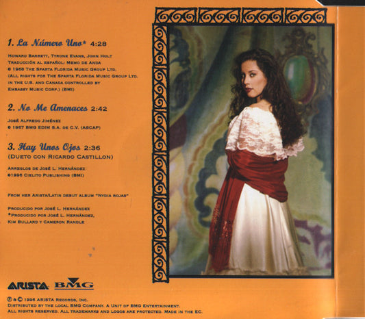 Nydia Rojas : La Número Uno (CD, Maxi)
