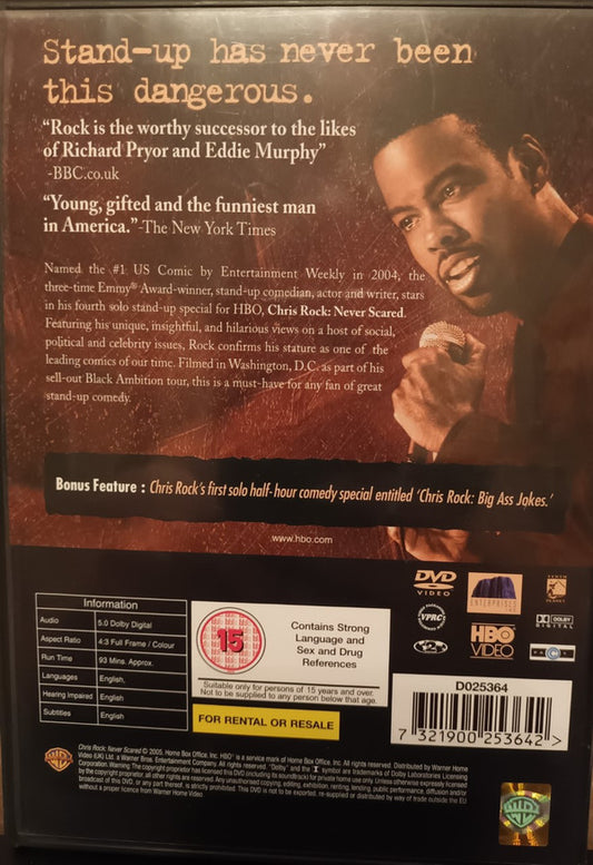Chris Rock : Never Scared (DVD-V)