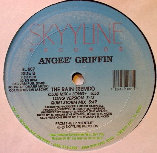 Angee Griffin : The Rain (Remix) (12")