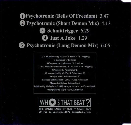 Sequencial : Psychotronic (CD, Maxi)