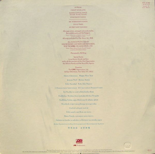 Chic : Les Plus Grands Succes De Chic = Chic's Greatest Hits (LP, Comp)