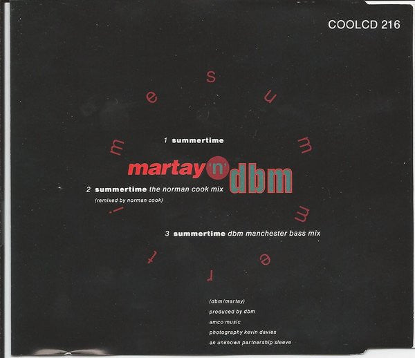 Martay 'n' DBM : Summertime (CD, Maxi)