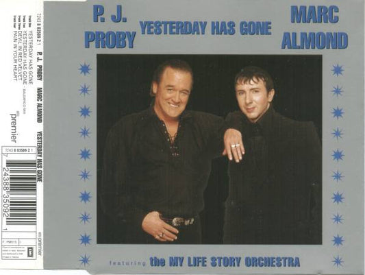 P.J. Proby / Marc Almond Featuring My Life Story Orchestra : Yesterday Has Gone (CD, Single)