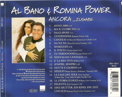 Al Bano & Romina Power : Ancora... Zugabe (CD, Album, Comp)