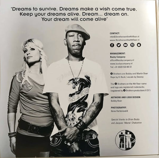 2 Brothers On The 4th Floor Featuring: Desray* And D-Rock : Dreams (2xLP, Album, Ltd, RE, Cry)