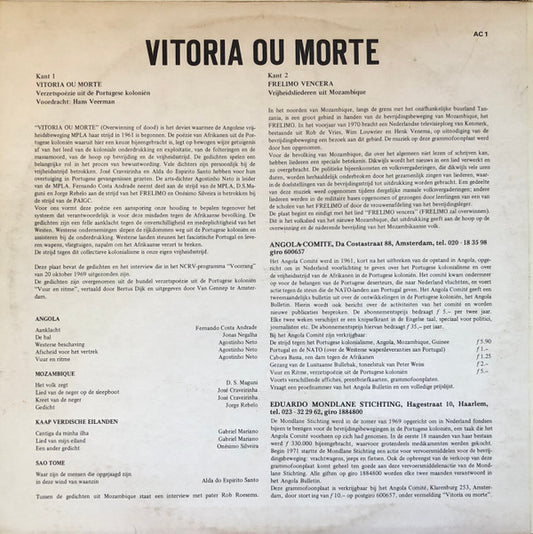 Various : Vitoria Ou Morte (LP)