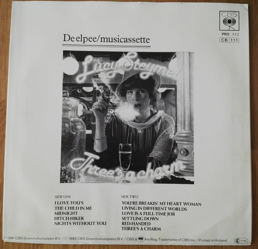 Lucy Steymel : Three's A Charm (7", S/Sided, EP, Promo)