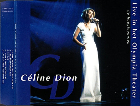 Céline Dion : Live In Het Olympia Theater: De Hoogtepunten (CD, Promo, Smplr)