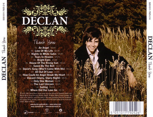 Declan : Thank You (CD, Album)
