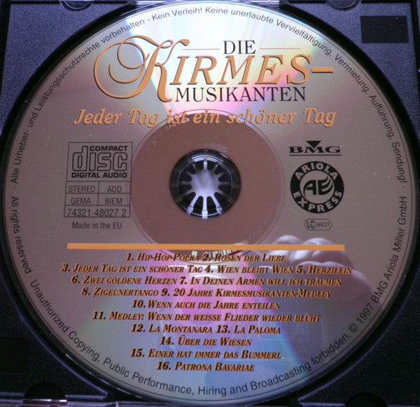 De Kermisklanten : Jeder Tag Ist Ein Schöner Tag (CD, Comp, RE)