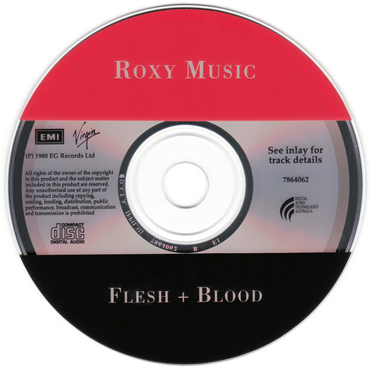 Roxy Music : Flesh + Blood (CD, Album, RE)