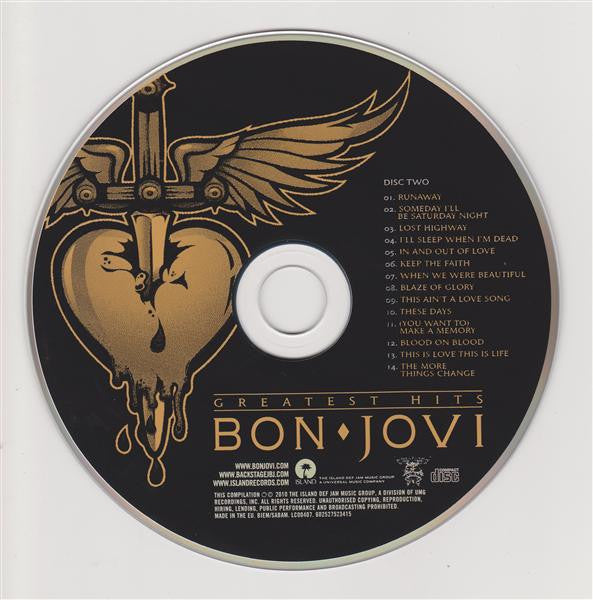 Bon Jovi : Greatest Hits - The Ultimate Collection (2xCD, Comp)