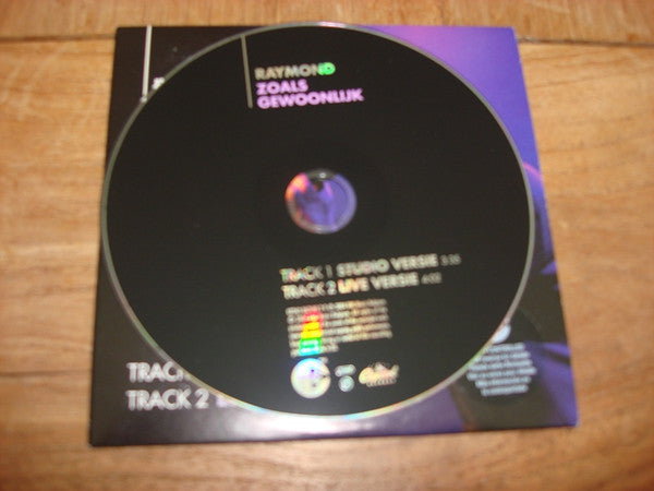 Raymond van het Groenewoud : Zoals Gewoonlijk (CD, Single)