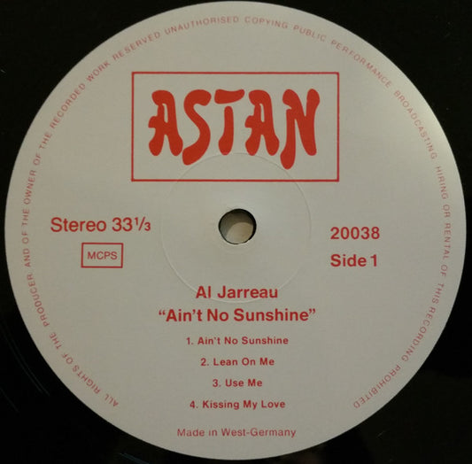 Al Jarreau : Ain't No Sunshine (LP, Album)