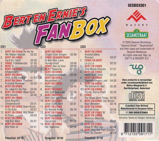Bert & Ernie : Bert & Ernie's Fanbox (3xCD, Comp)