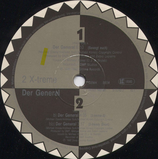 2 X-Treme : Der General (Bewegt Euch ...) (12", Maxi)