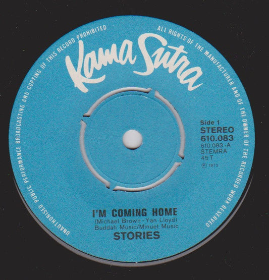Stories : I'm Coming Home (7")