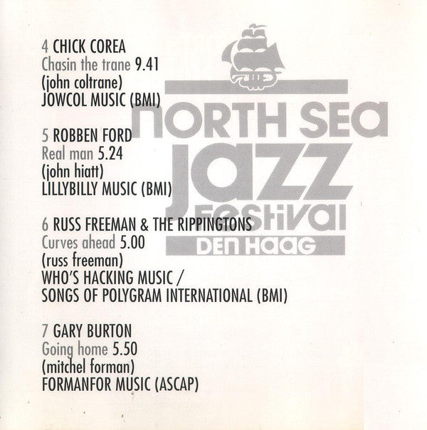 Various : North Sea Jazz Live Tracks (CD, Comp, RE)