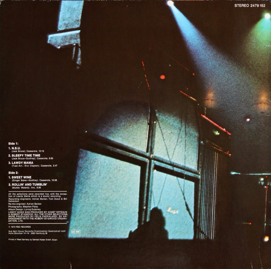 Cream (2) : Live Cream (LP, Album, RE)