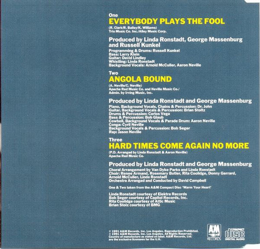 Aaron Neville : Everybody Plays The Fool (CD, Single)