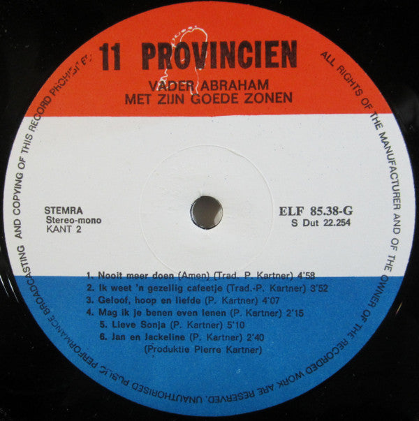 Vader Abraham En Zijn Goede Zonen : Vader Abraham En Zijn Goede Zonen (LP, Album)