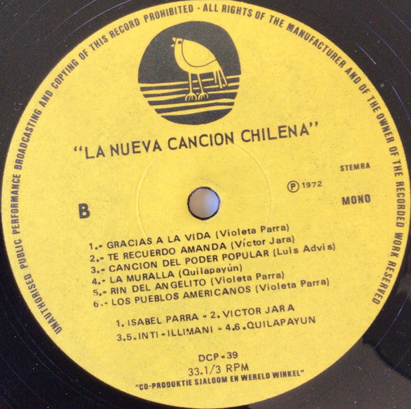 Various : La Nueva Canción Chilena (LP, Comp)