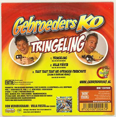 Gebroeders Ko : Tringeling (CD, Single)