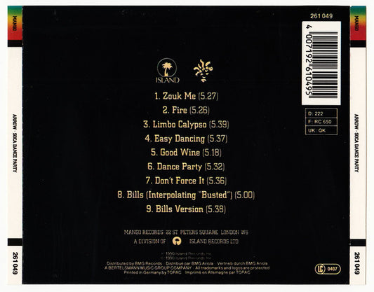 Arrow (2) : Soca Dance Party (CD, Album)