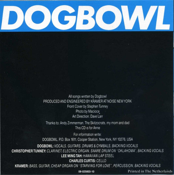 Dogbowl : Tit!...(An Opera) (CD, Album)