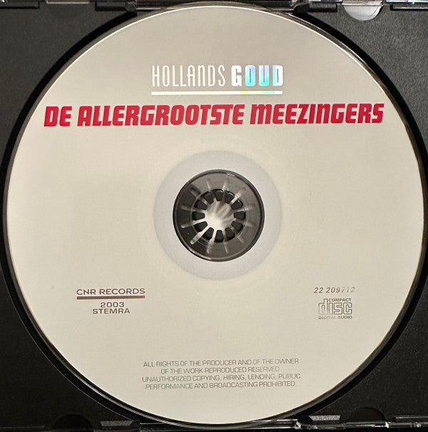 Various : De Allergrootste Meezingers (CD, Comp)