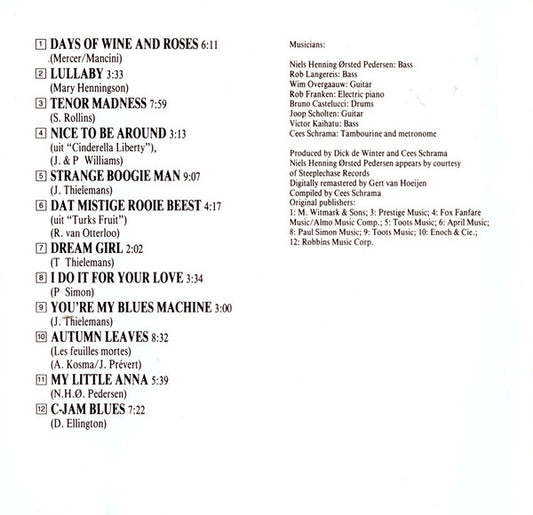 Toots Thielemans : Live (CD, Comp, RM)