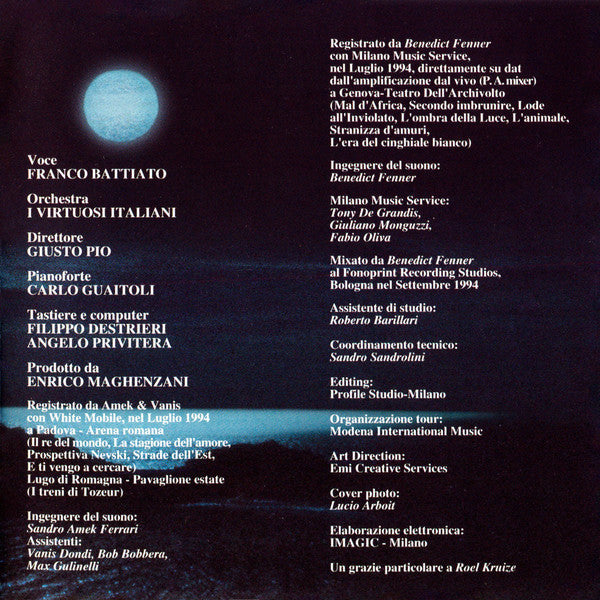 Franco Battiato : Unprotected (CD, Album)