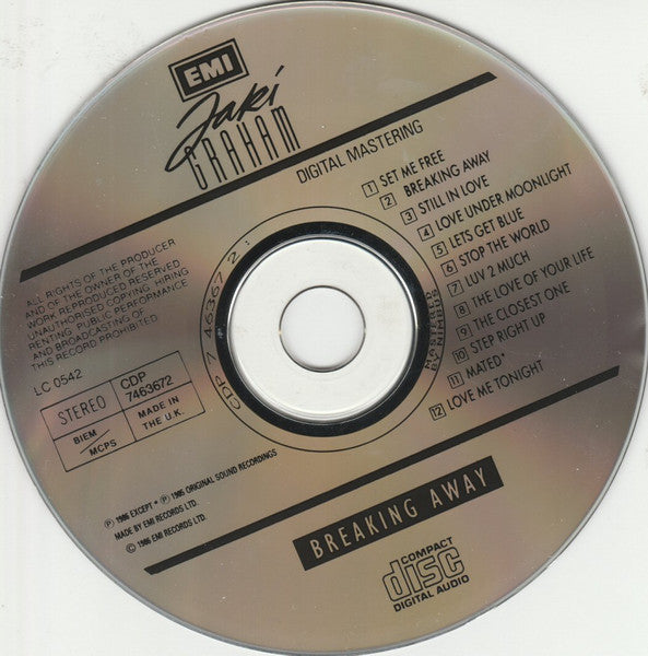 Jaki Graham : Breaking Away (CD, Album)