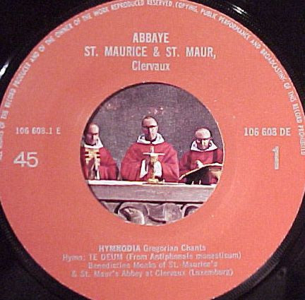 Benediktiner Mönche Der Abtei Saint-Maurice & Saint-Maur : Chant Grégorien (7", EP)