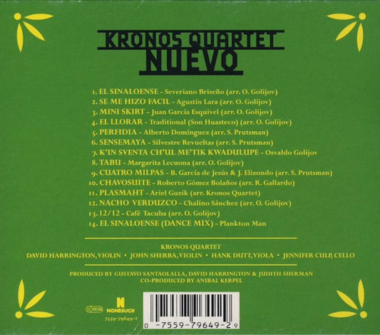 Kronos Quartet : Nuevo (CD, Album, Gre)