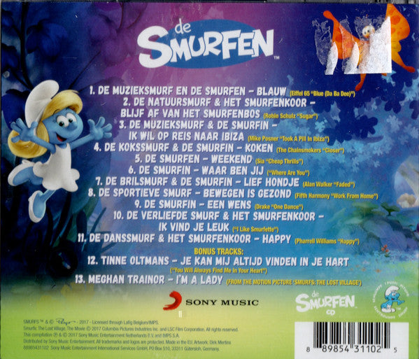 The Smurfs (2) : De Gesmurfte Hits (CD, Album)