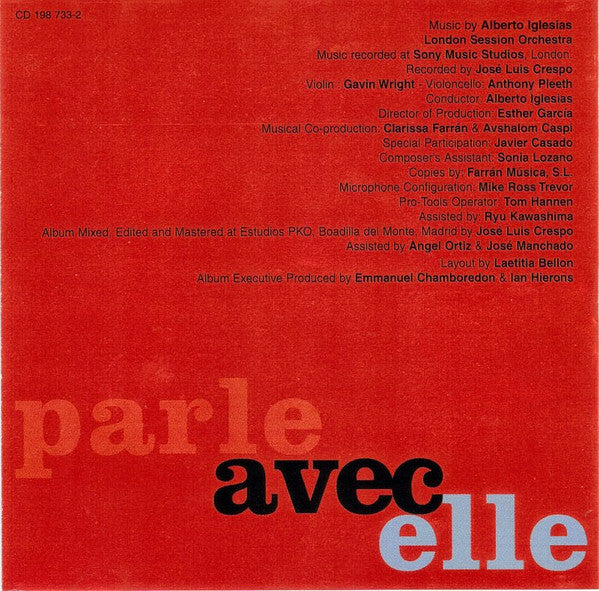 Various : Parle Avec Elle (Bande Originale Composée Par Alberto Iglesias) (CD, Album)