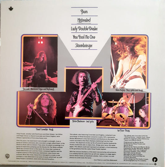 Deep Purple : Made In Europe (LP, Album, RE)