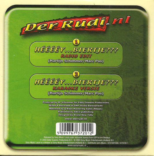 Der Rudi.nl : Hééééy Biertje (CD, Single)