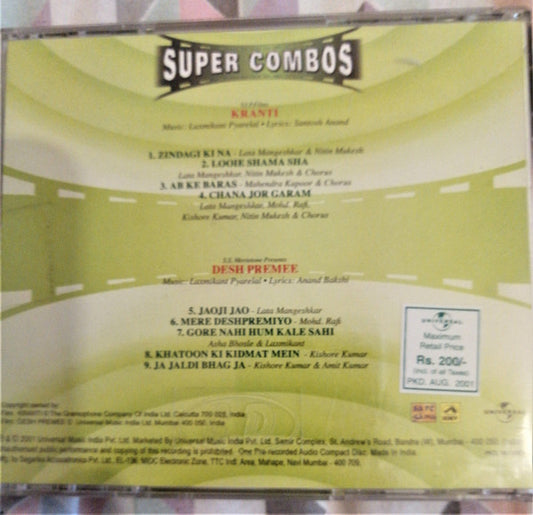Laxmikant-Pyarelal : Kranti / Desh Premee (CD, Comp)