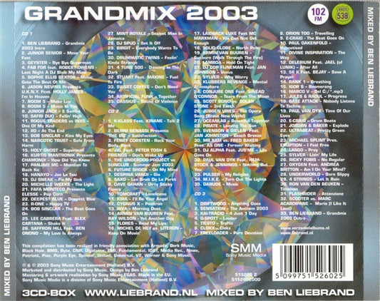 Ben Liebrand : Grandmix 2003 (3xCD, Mixed)