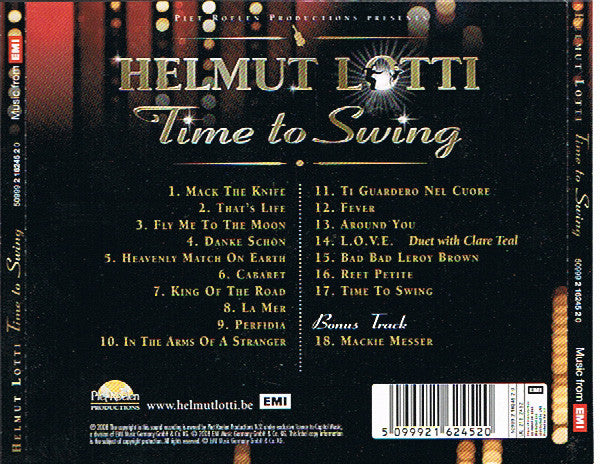 Piet Roelen Productions Presents Helmut Lotti : Time To Swing (CD, Album)