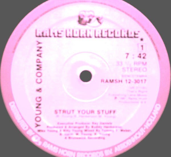 Young & Company : Strut Your Stuff / Got To Be Free (12")
